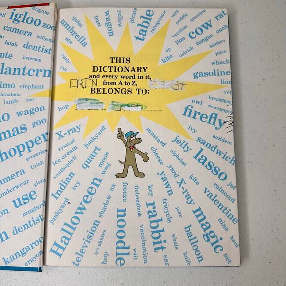The Cat In The Hat Beginner Book Dictionary 1964 Dr. Seuss P.D. Eastman 1964 - Picture 6 of 7